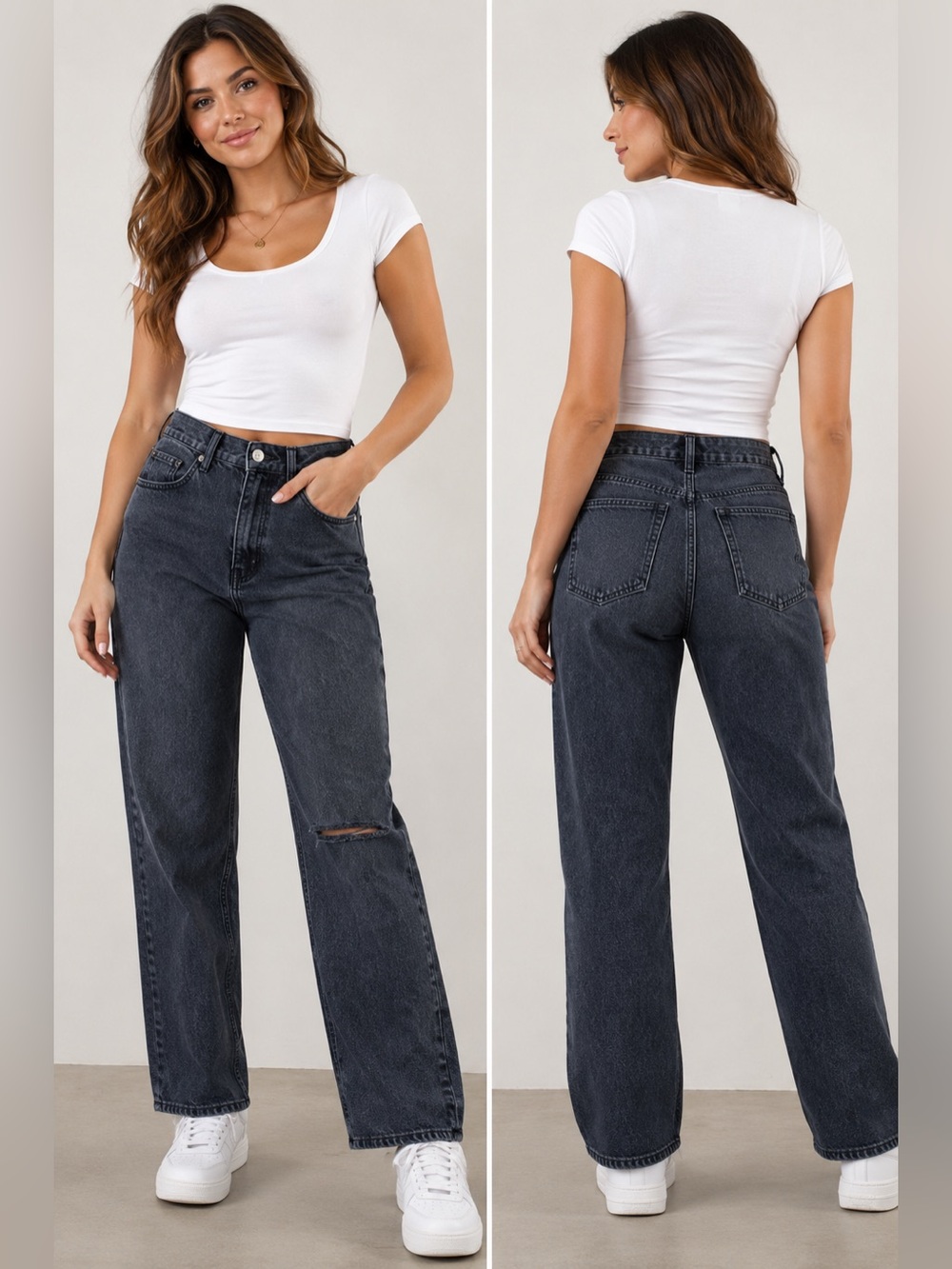 Old Navy Women's Straight High-Rise Jeans